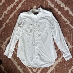 Ralph Lauren Crisp White Collared Shirt